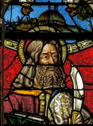 Vitrail représentant Saint Barthélemy